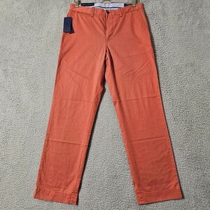 Polo Ralph Lauren Men's 30x30 Red Flat Front Stretch Classic‎ Fit Golf Pants NEW